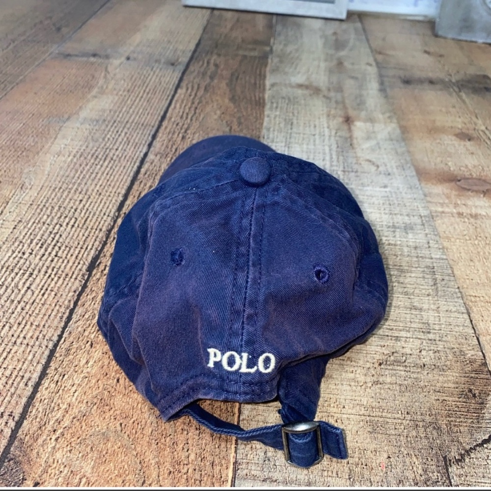 Polo Ralph Lauren Baseball Cap Kids OSFM 4-7 Strapback Navy.